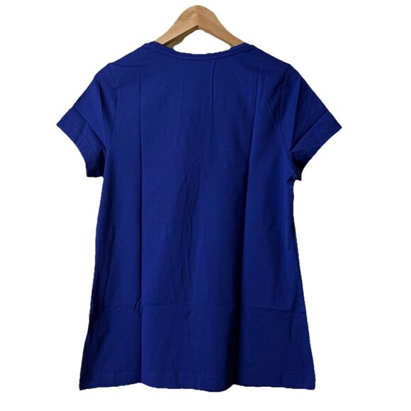 NWT Lands End Womens Fitted Purple T-Shirt Size Medium   Soft Cotton Blend NEW - Picture 2 of 10